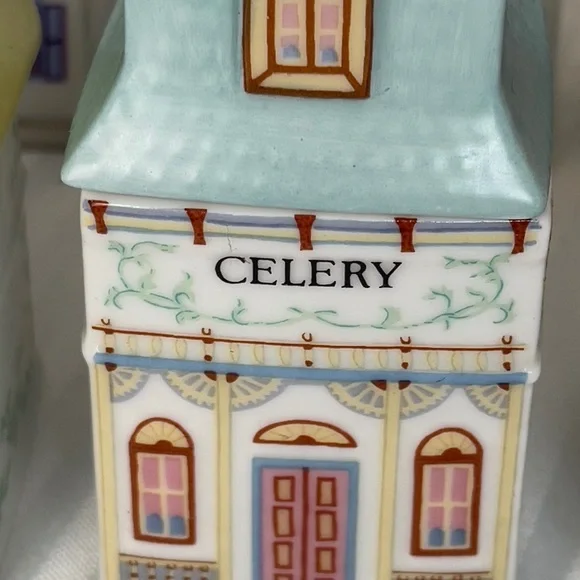 Original 1989 Lenox Spice Village lot of 10 - Picture 4 of 12